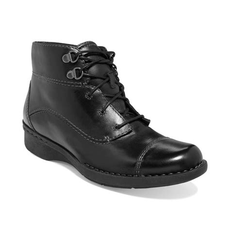 clarks womens black booties|clarks black boots sale.